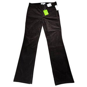 Sam Edelman Pants Penny Bootcut Size 30 Java Brown Velvet MSRP $99